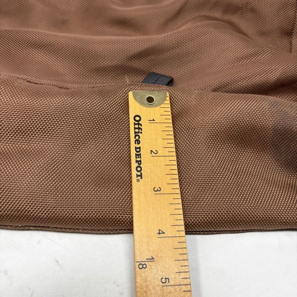 JPK Paris 75 Expandable‎ Shoulder Bag Gold Tone Hardware Leather Straps Brown